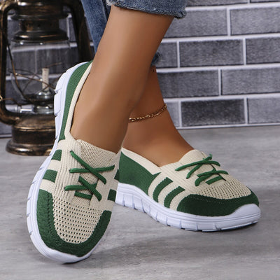 Mesh Contrast Slip-Ons