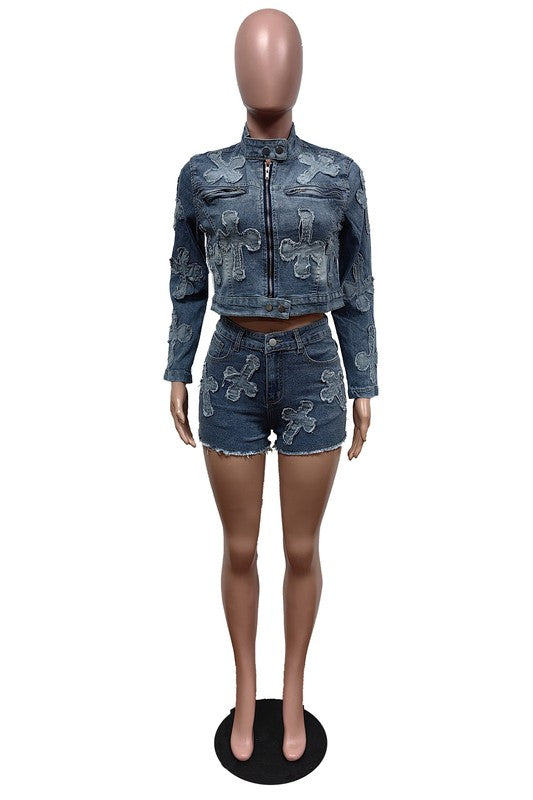 Fashion Denim 2 Piece