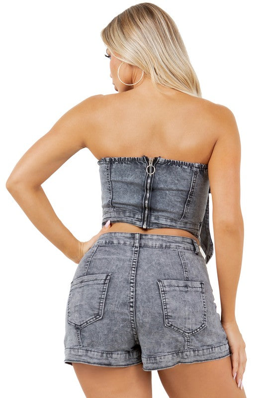 Denim 2 Piece