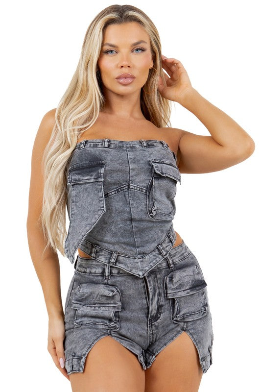 Denim 2 Piece