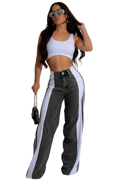 Casual Style Denim Pants