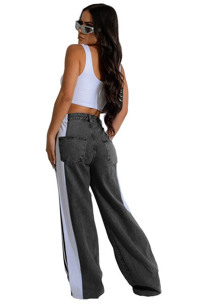 Casual Style Denim Pants